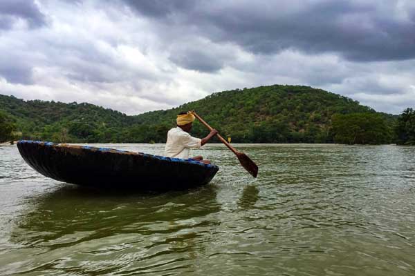 Coracle Ride in Vagamon with serene lake views and tranquil surroundings